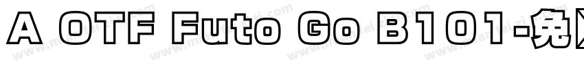 A OTF Futo Go B101字体转换